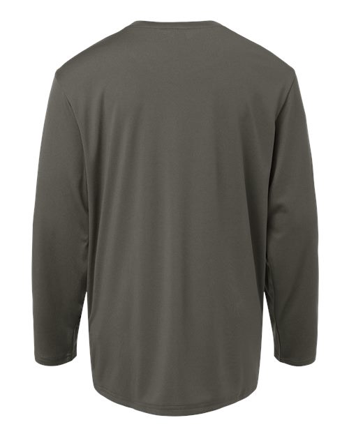 Youth Pro-Lock Performance Long Sleeve T-Shirt - Charcoal Back
