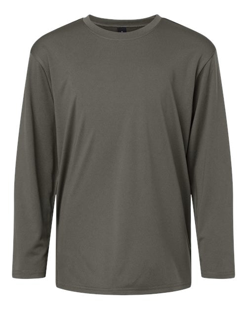 AllPro Youth Pro-Lock Performance Long Sleeve T-Shirt - Charcoal Front