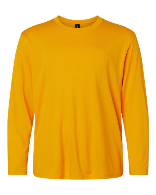 Youth Pro-Lock Performance Long Sleeve T-Shirt - Gold Front