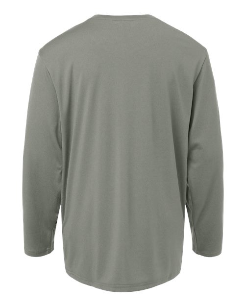 Youth Pro-Lock Performance Long Sleeve T-Shirt - Greystone Back