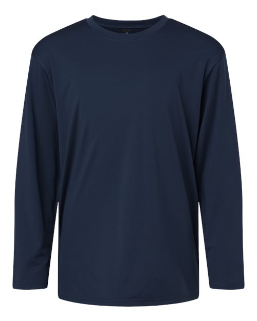 Youth Pro-Lock Performance Long Sleeve T-Shirt - Navy Front