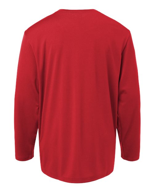 Youth Pro-Lock Performance Long Sleeve T-Shirt - Red Back