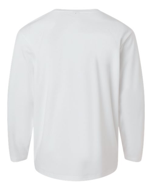 Youth Pro-Lock Performance Long Sleeve T-Shirt - White Back