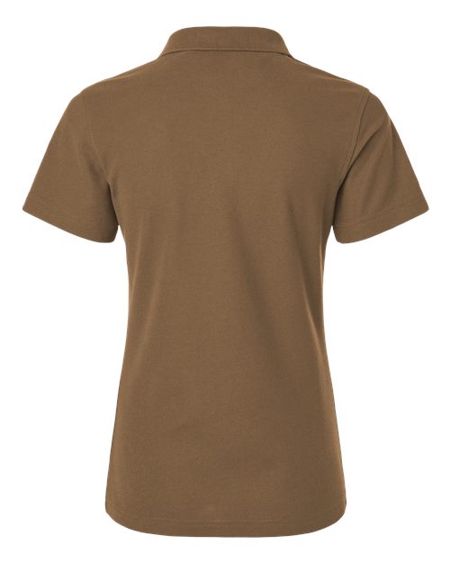 Women's Pique Polo - Cigar Back