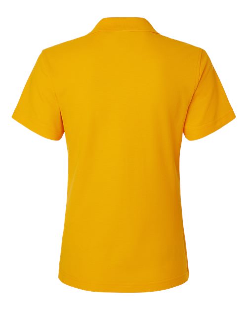Women's Pique Polo - Gold Back