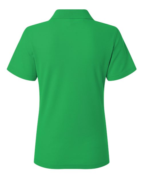 Women's Pique Polo - Kelly Green Back