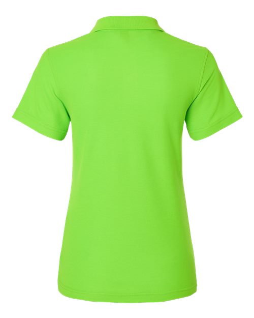 Women's Pique Polo - Lime Back