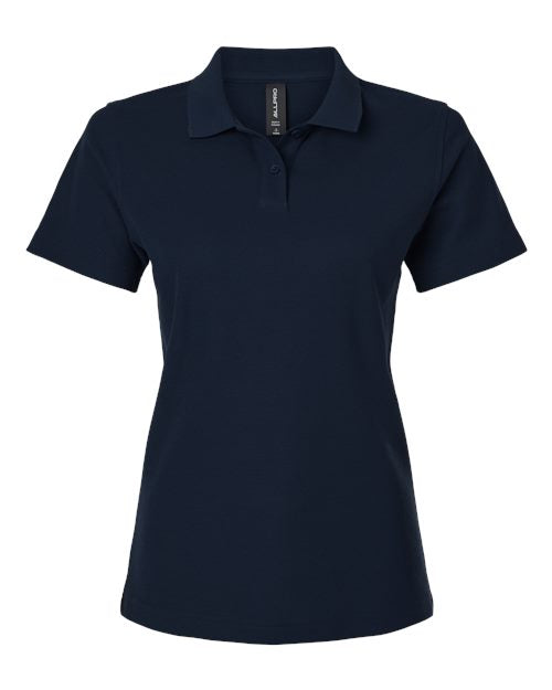 AllPro Women's Pique Polo - Navy Front
