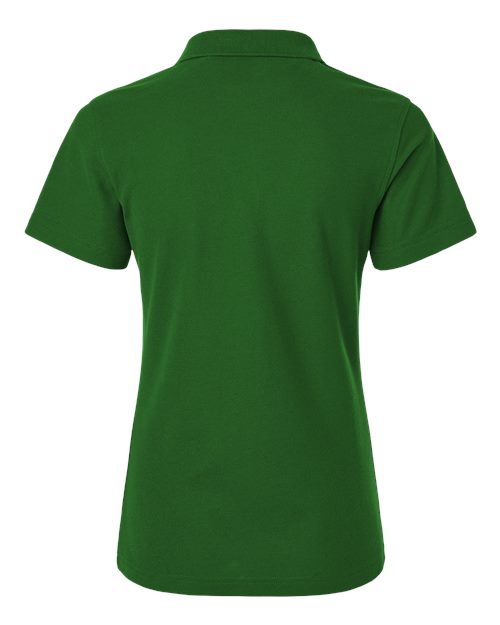 Women's Pique Polo - Olive Green Back