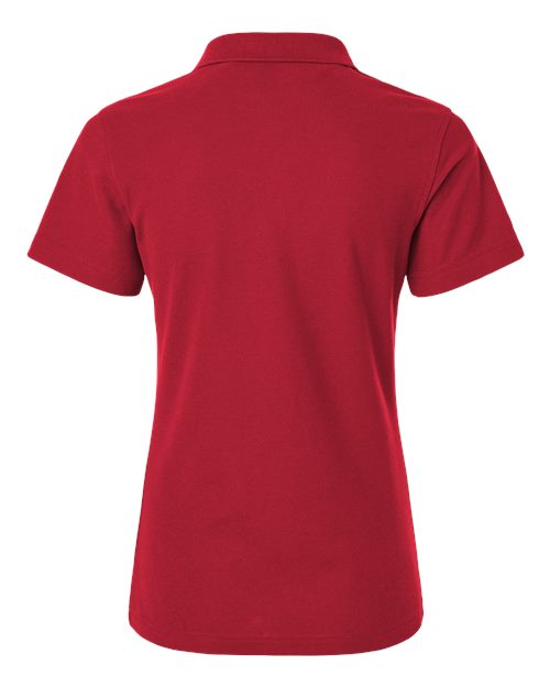 Women's Pique Polo - Red Back