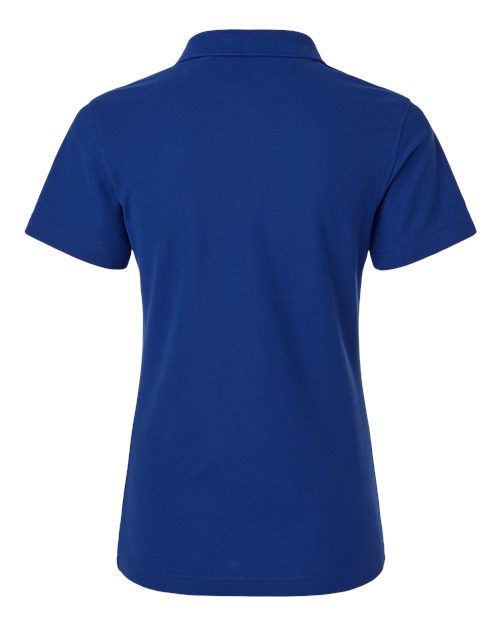 Women's Pique Polo - Royal Back