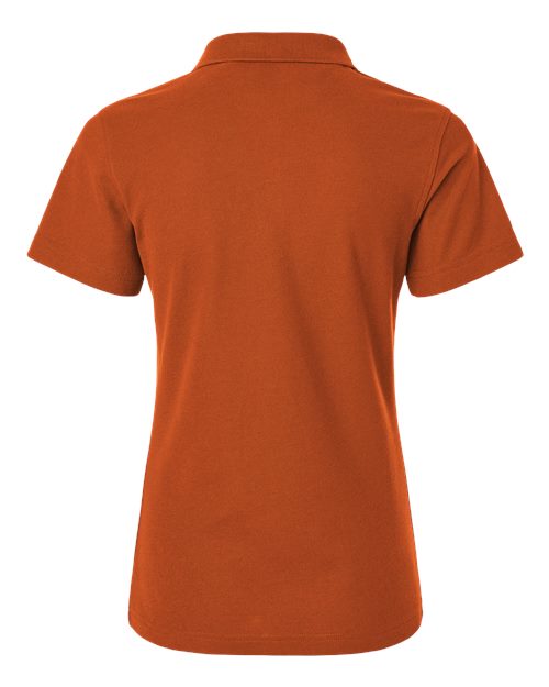 Women's Pique Polo - Rust Back