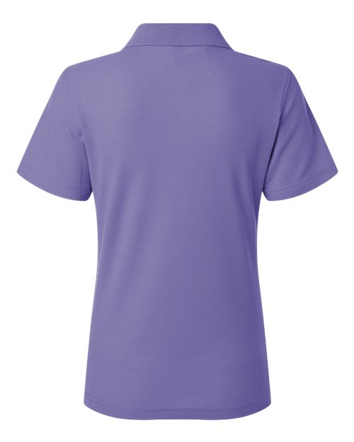 Women's Pique Polo - Violet Back