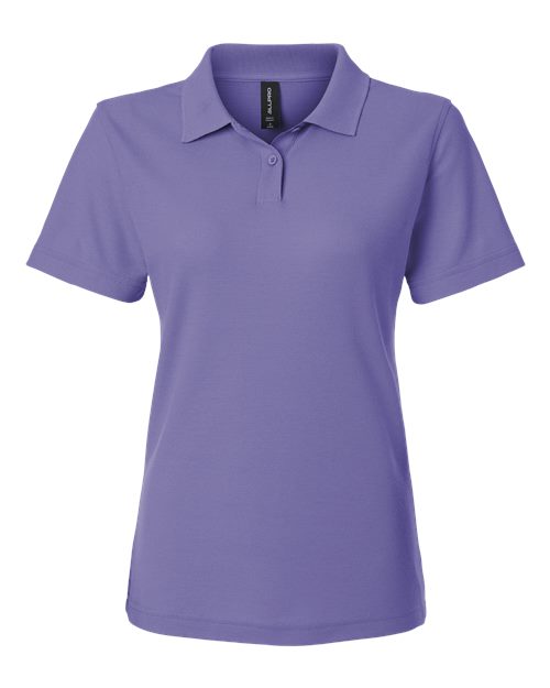 AllPro Women's Pique Polo - Violet Front
