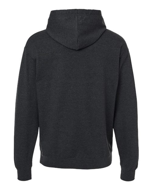 Unisex Ultimate CVC Hooded Sweatshirt - Black Ink Heather Back