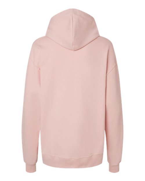 Unisex Ultimate CVC Hooded Sweatshirt - Blush Pink Back