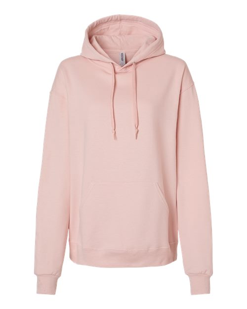 Unisex Ultimate CVC Hooded Sweatshirt - Blush Pink Front