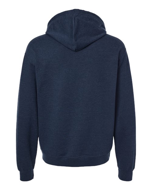 Unisex Ultimate CVC Hooded Sweatshirt - Indigo Heather Back