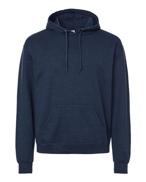 Unisex Ultimate CVC Hooded Sweatshirt - Indigo Heather Front