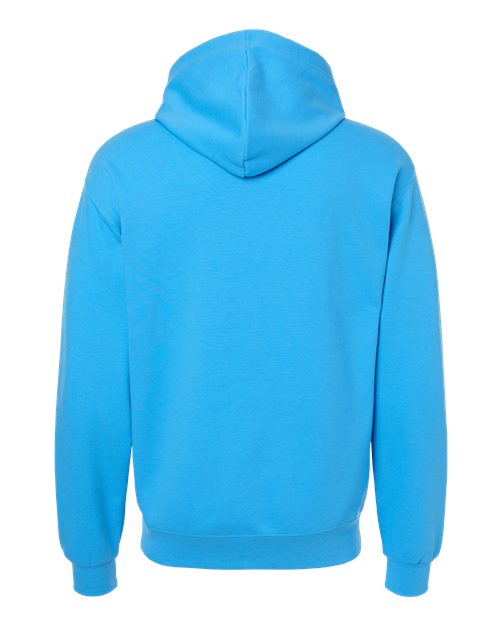 Unisex Ultimate CVC Hooded Sweatshirt - Soul Blue Heather Back