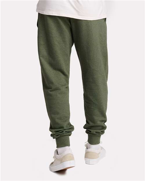 Unisex Ultimate CVC Joggers - Military Green Heather Back