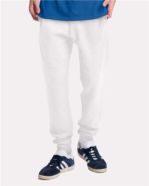 Unisex Ultimate CVC Joggers - White Front