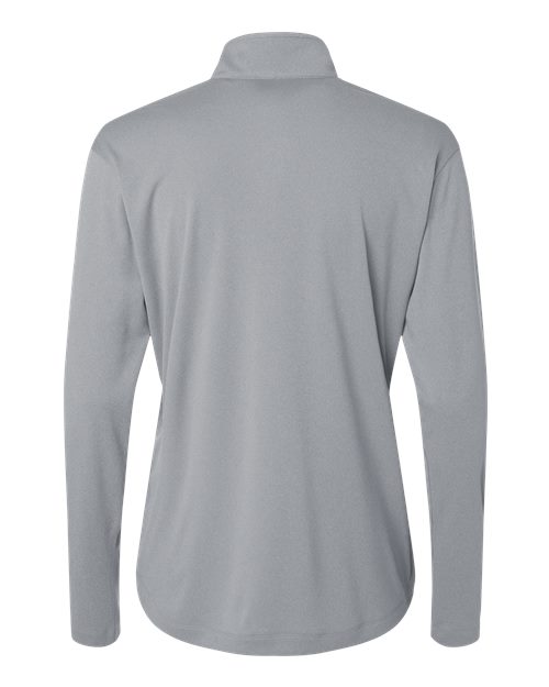 Women's Pro-Lock Performance Quarter-Zip Pullover - Heather Steel Back