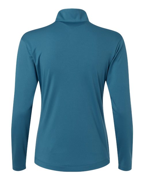 Women's Pro-Lock Performance Quarter-Zip Pullover - Pacific Blue Back