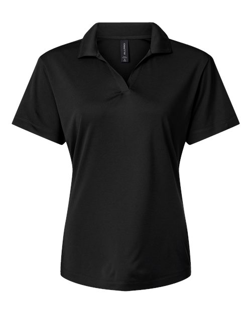 Women's Pro-Lock Performance Polo - Black Front