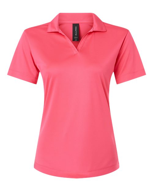Women's Pro-Lock Performance Polo - Bright Pink Front