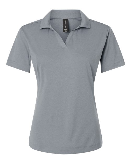 Women's Pro-Lock Performance Polo - Heather Steel Front