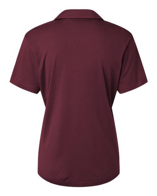 Women's Pro-Lock Performance Polo - Maroon Back