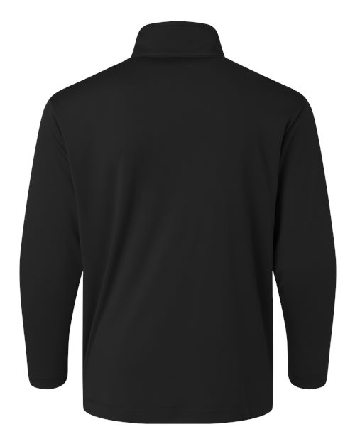 Youth Pro-Lock Performance Quarter-Zip Pullover - Black Back