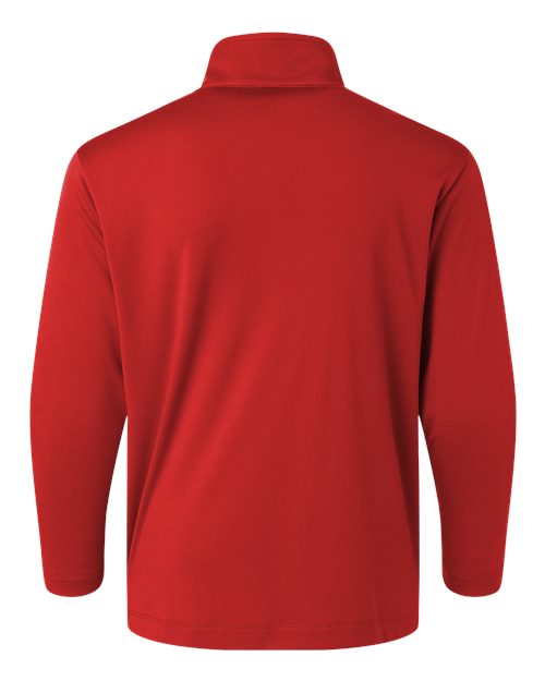Youth Pro-Lock Performance Quarter-Zip Pullover - Red Back