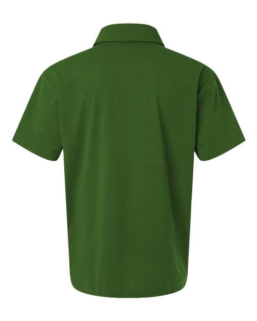 Men's Pro-Flex Sorona® Polo - Olive Green Back