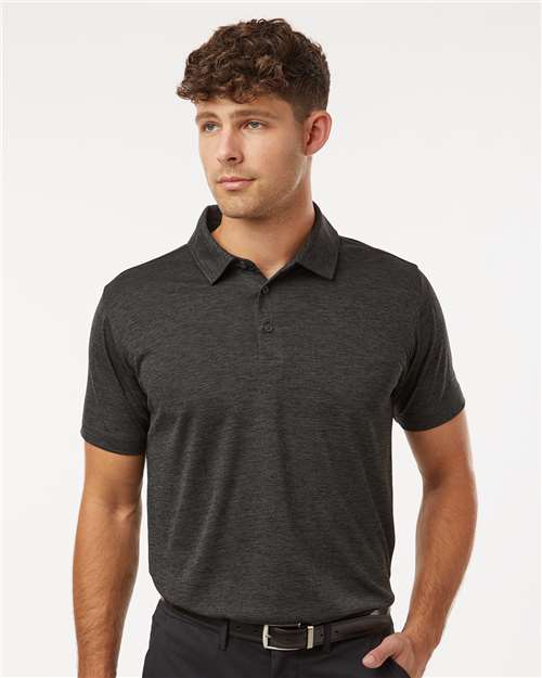 AllPro Men's Pro-Lock Performance Mélange Polo - Model Front