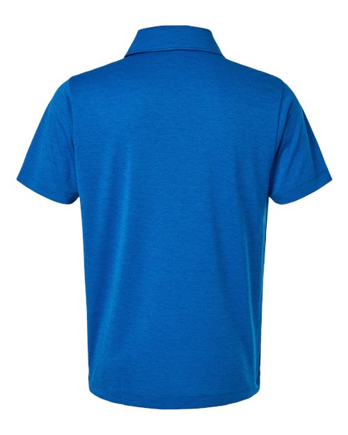 Men's Pro-Lock Performance Mélange Polo - Royal Melange Back