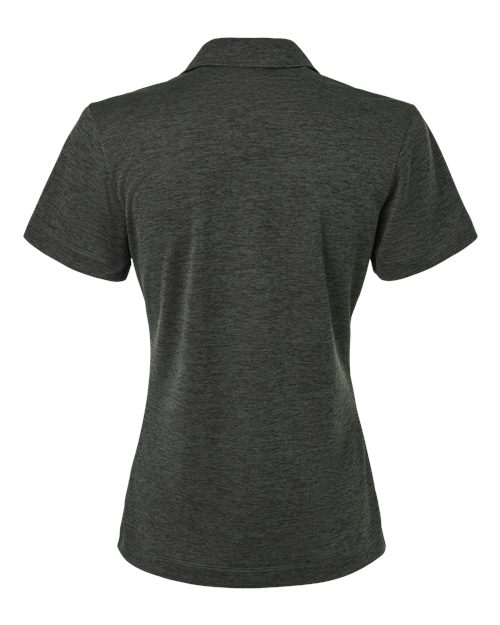 Women's Pro-Lock Performance Mélange Polo - Black Melange Back