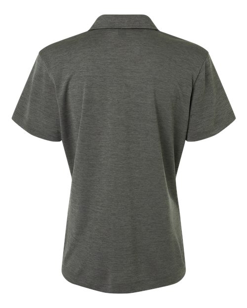 Women's Pro-Lock Performance Mélange Polo - Charcoal Melange Back