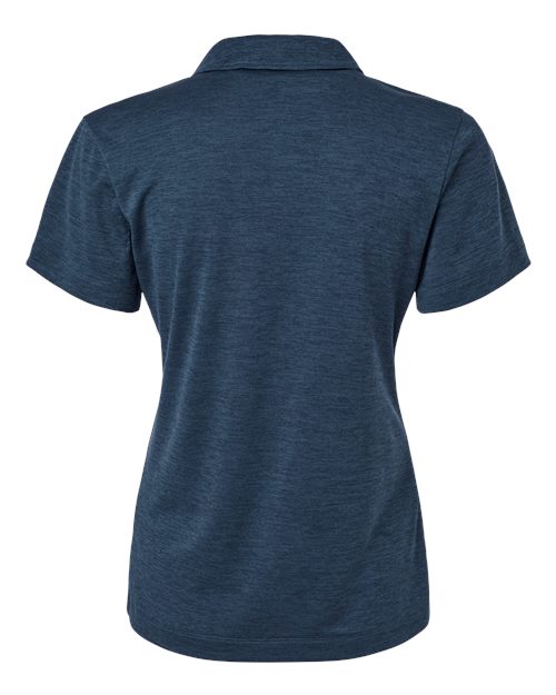 Women's Pro-Lock Performance Mélange Polo - Navy Melange Back