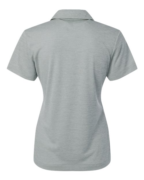 Women's Pro-Lock Performance Mélange Polo - Silver Melange Back