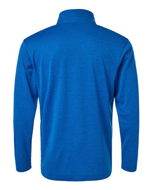 Men's Pro-Lock Performance Mélange Quarter-Zip Pullover - Royal Melange Back