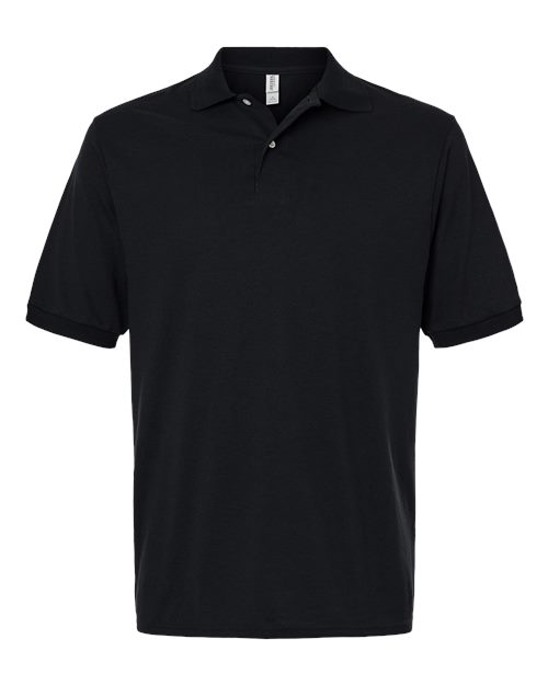 Men's Dri-Power® Polo - Black Front
