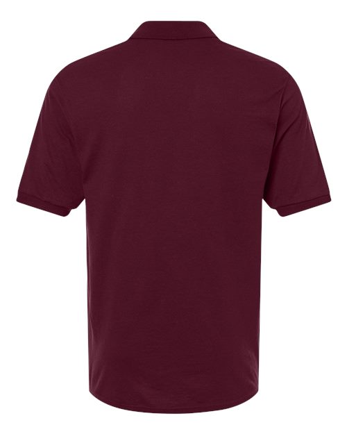 Men's Dri-Power® Polo - Maroon Back