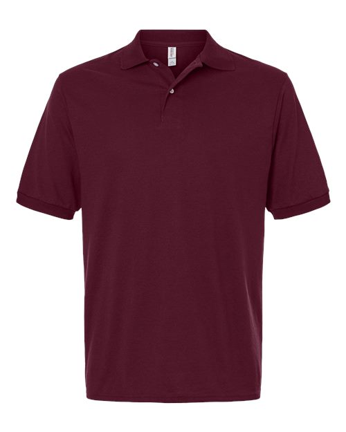 Men's Dri-Power® Polo - Maroon Front
