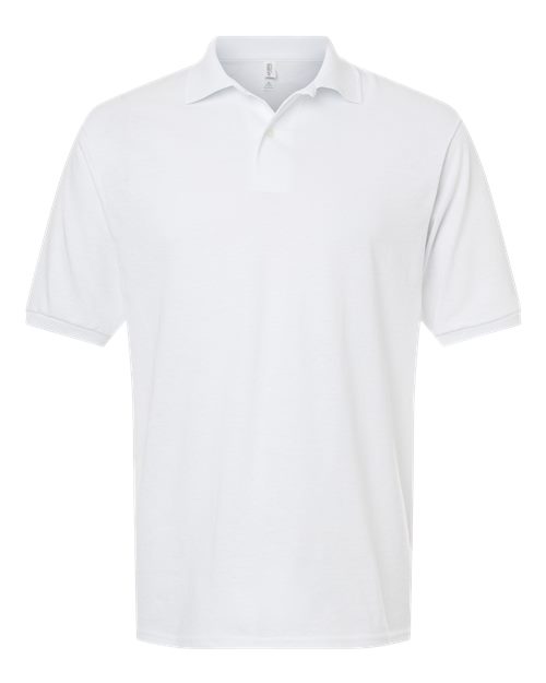 Men's Dri-Power® Polo - White Front