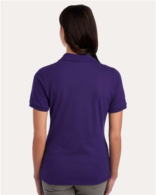 Women's Dri-Power® Polo - Deep Purple Back