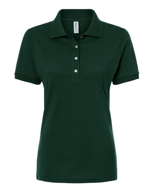 JERZEES Women's Dri-Power® Polo - Forest Green Front