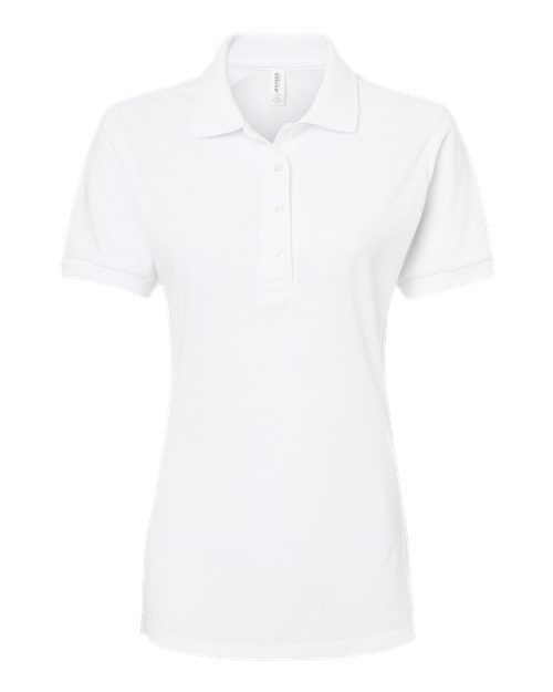 Women's Dri-Power® Polo - White Front