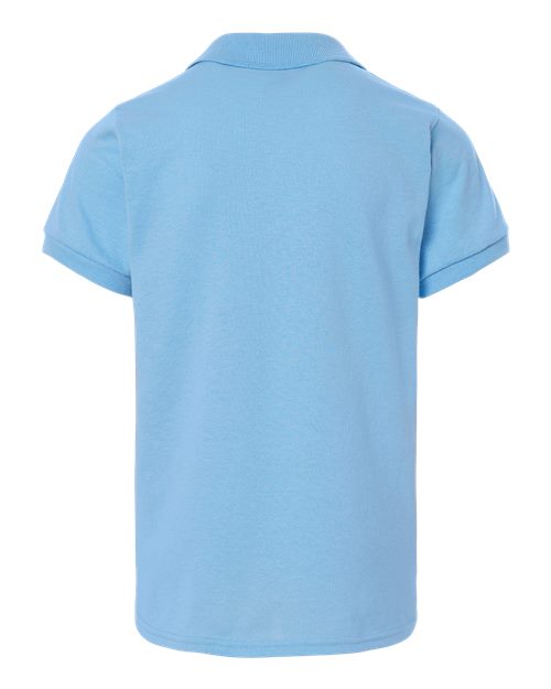 Youth Dri-Power® Polo - Light Blue Back